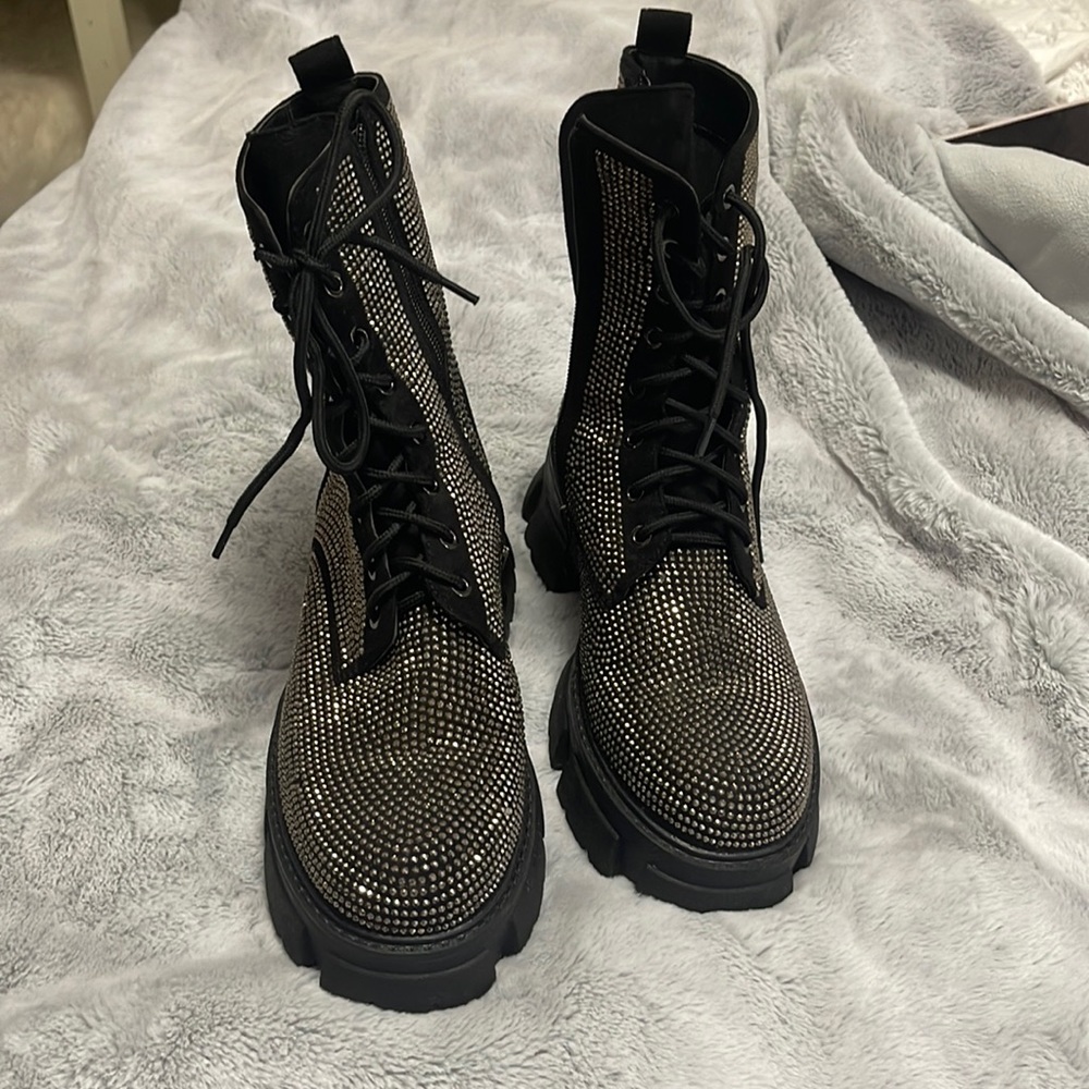 glitter boots